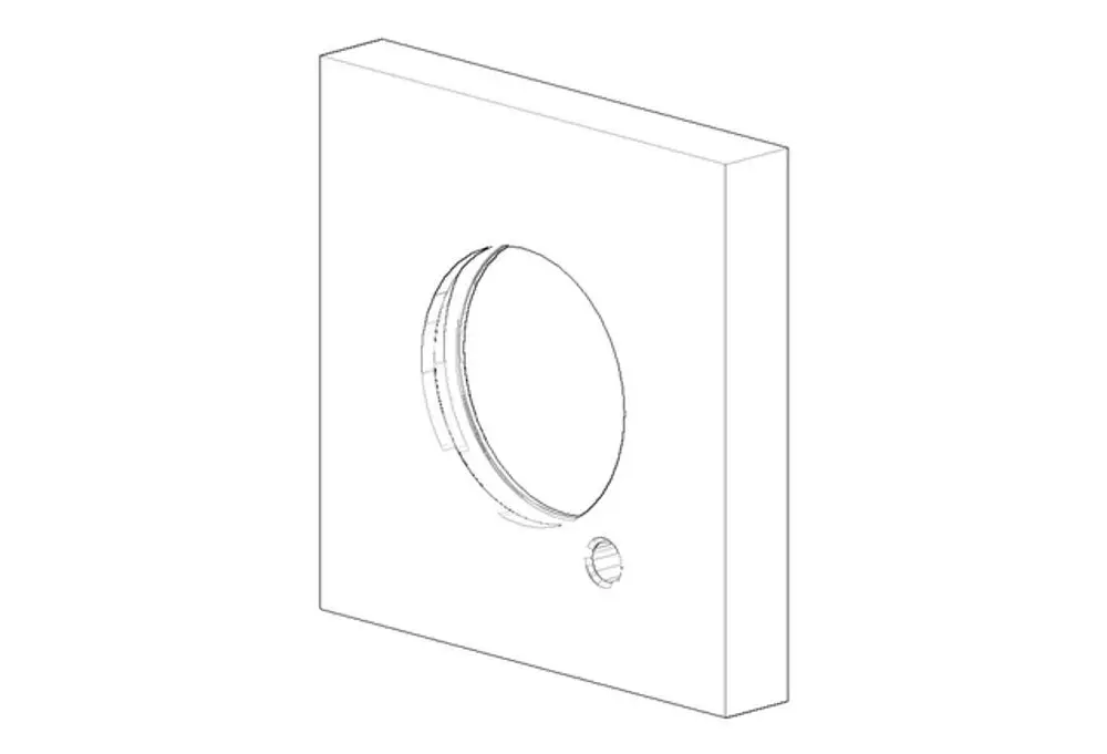 DORNBRACHT Rosette ERSATZTEILE 082797503 55,5 x 55,5 x 8,5 mm Chrom, 082797503-00 Galeriebild 1